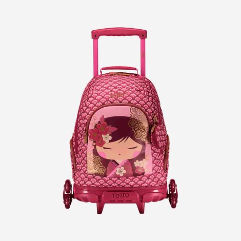 mochila totto ruedas niña