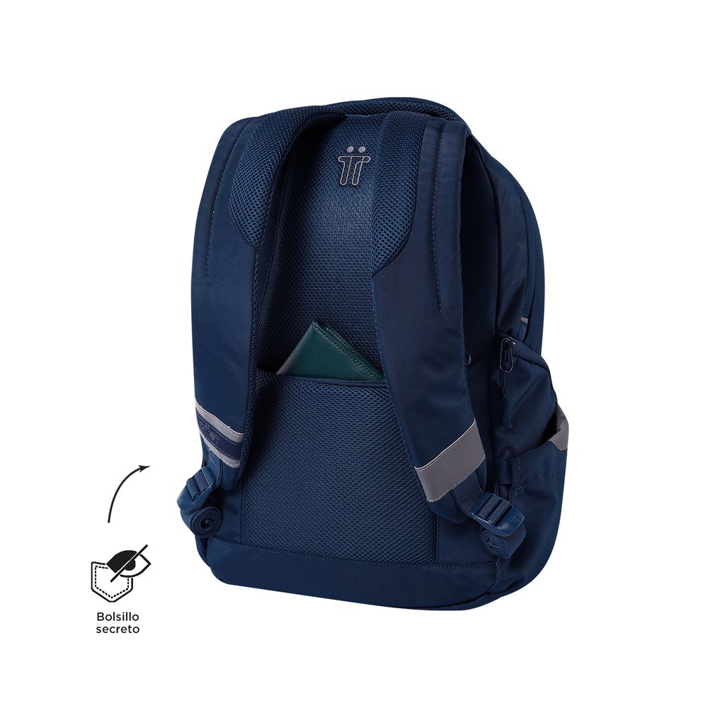 Mochila impermeable Commuter unisex de color azul con 15 l de capacidad