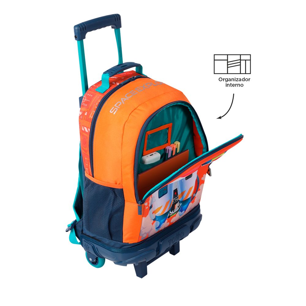 Maletín con ruedas para portátil 15 Totto Wilbur color naranja - Mochilas  escolares - Los mejores precios